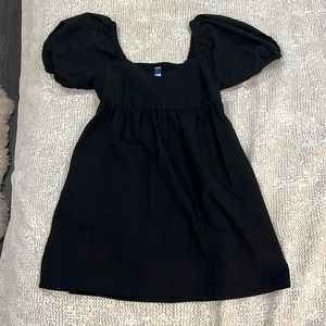Babydoll dress. Pair with boots or flats for the fall season.